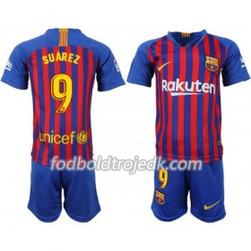FC Barcelona Suarez 9 Børn Hjemme 2018/19 - Fodboldtrøjer(S/S)